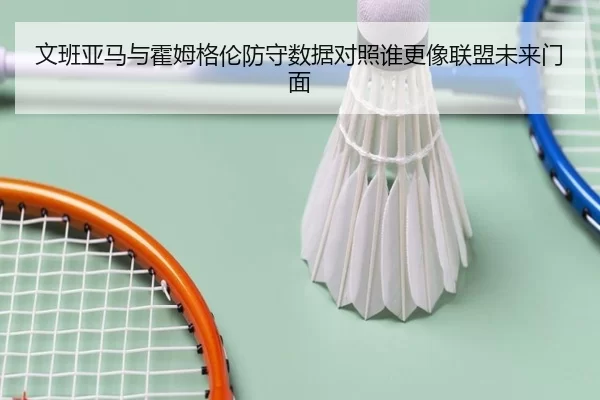 文班亚马与霍姆格伦防守数据对照谁更像联盟未来门面
